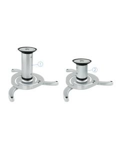 TooQ SOPORTE UNIVERSAL DE TECHO GIRATORIO 360º PARA PROYECTOR PLATA 2