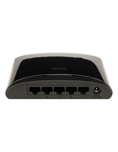 D-Link DES-1005D No administrado Fast Ethernet (10 100) Negro