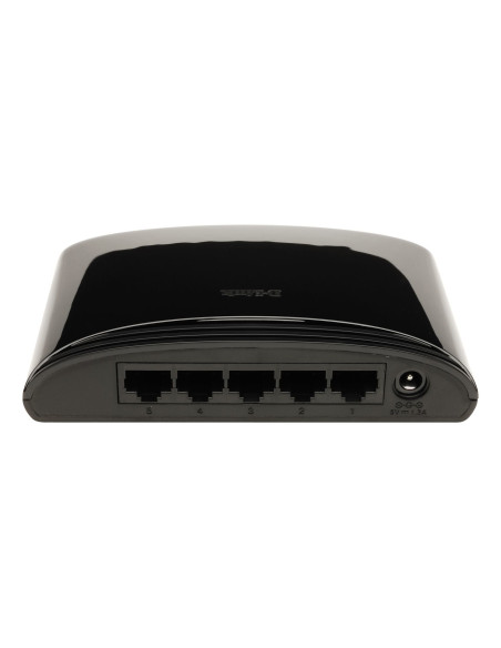 D-Link DES-1005D No administrado Fast Ethernet (10 100) Negro