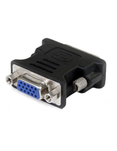 StarTech.com Adaptador Conversor DVI-I a VGA - DVI-I Macho - HD15 Hembra - Negro