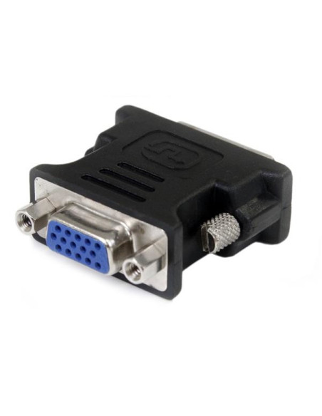 StarTech.com Adaptador Conversor DVI-I a VGA - DVI-I Macho - HD15 Hembra - Negro