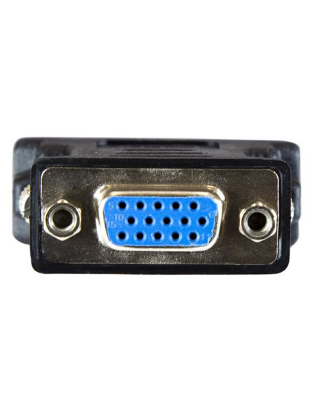 StarTech.com Adaptador Conversor DVI-I a VGA - DVI-I Macho - HD15 Hembra - Negro