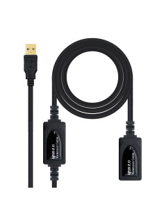Nanocable CABLE USB 2.0 PROLONGADOR CON AMPLIFICADOR, TIPO A M-A H, 10 M