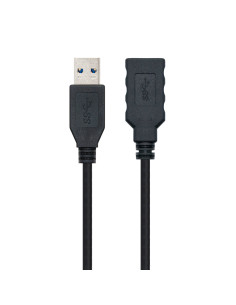 Nanocable CABLE USB 3.0, TIPO A M-A H, NEGRO, 1.0 M 2