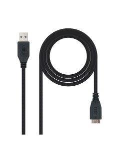 Nanocable CABLE USB 3.0, TIPO A M-MICRO B M, NEGRO, 1.0 M