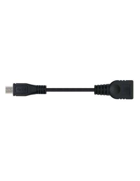 Nanocable CABLE USB 2.0 OTG, TIPO MICRO B M-A H, NEGRO, 15 CM