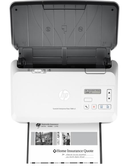 HP Scanjet Enterprise Flow 7000 s3 Escáner alimentado con hojas 600 x 600 DPI A4 Blanco