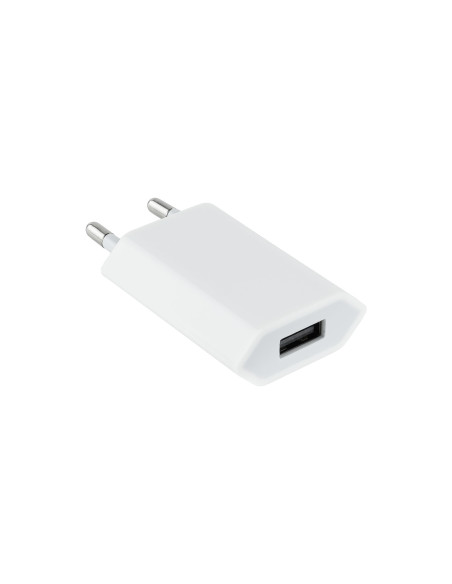 Nanocable MINI CARGADOR USB PARA IPOD IPHONE,5V-1A, BLANCO