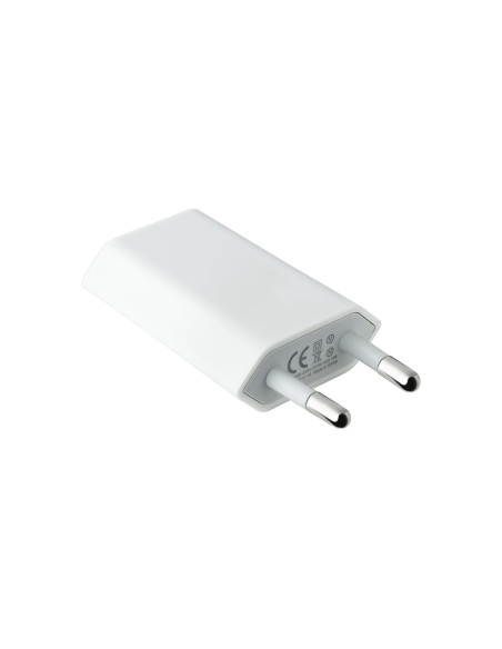 Nanocable MINI CARGADOR USB PARA IPOD IPHONE,5V-1A, BLANCO