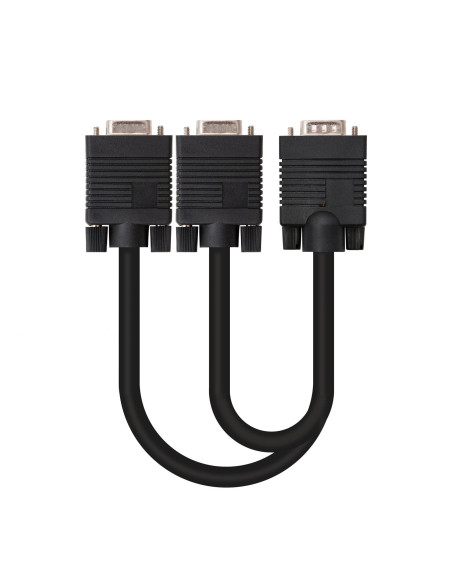 Nanocable CABLE BIFURCADOR SVGA HDB15 M-2xHDB15 H 45 CM
