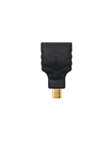 Nanocable 10.15.1206 cambiador de género para cable HDMI Micro HDMI Negro
