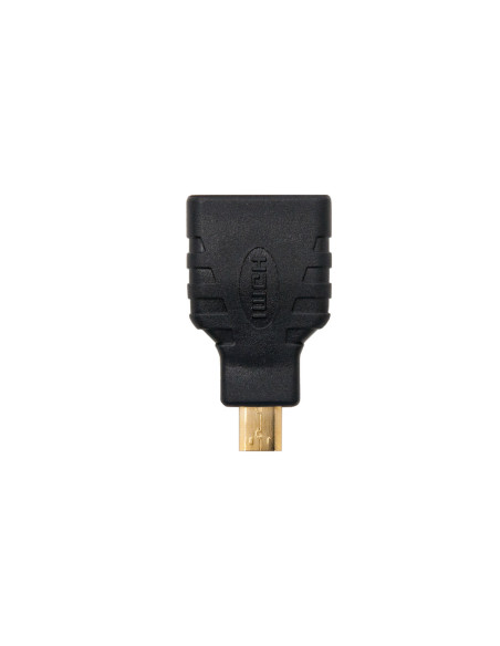 Nanocable 10.15.1206 cambiador de género para cable HDMI Micro HDMI Negro