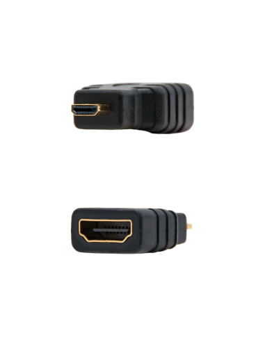 Nanocable 10.15.1206 cambiador de género para cable HDMI Micro HDMI Negro