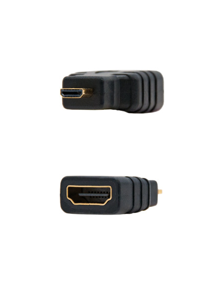 Nanocable 10.15.1206 cambiador de género para cable HDMI Micro HDMI Negro