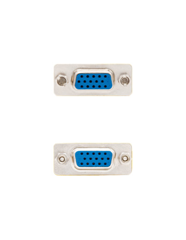 Nanocable 10.16.0001 cambiador de género para cable VGA Multicolor