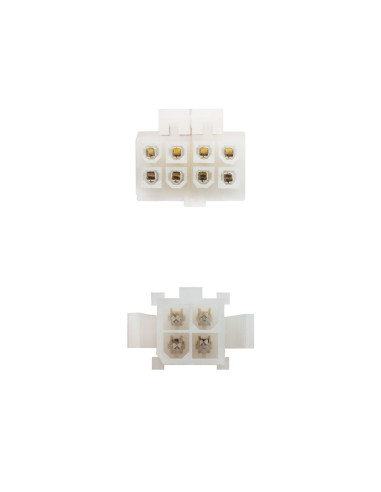 Nanocable CABLE ALIM. 4PIN H-4+4PIN M 15CM
