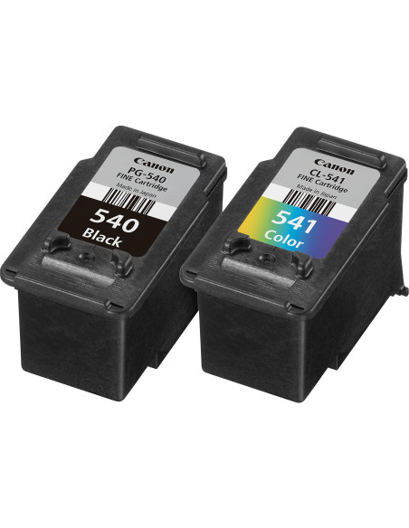Canon PG-540 CL-541 cartucho de tinta 2 pieza(s) Original Rendimiento estándar Negro, Cian, Magenta, Amarillo