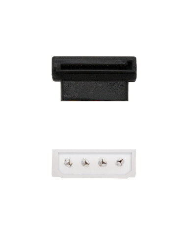 Nanocable CABLE SATA ALIMENTACION ACODADO 5.25"(MOLEX 4PIN) M-SATA H 16 CM OEM