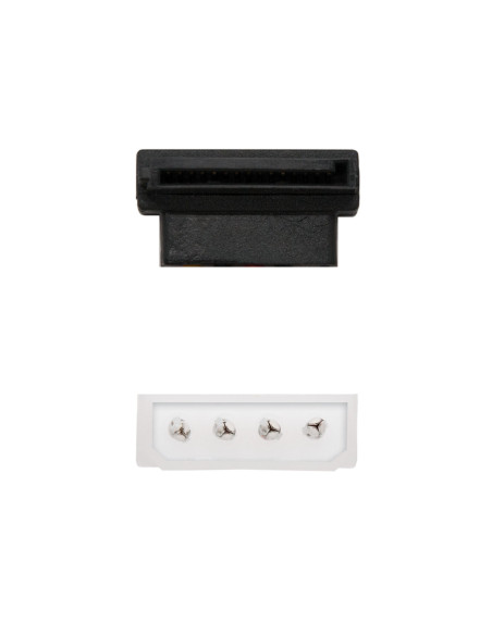 Nanocable CABLE SATA ALIMENTACION ACODADO 5.25"(MOLEX 4PIN) M-SATA H 16 CM OEM
