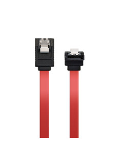 Nanocable CABLE SATA DATOS ACODADO CON ANCLAJES 0.5 M 2