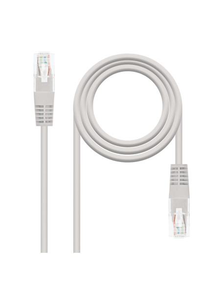 Nanocable CABLE RED LATIGUILLO RJ45 CAT.6 UTP AWG24, 0.5 M