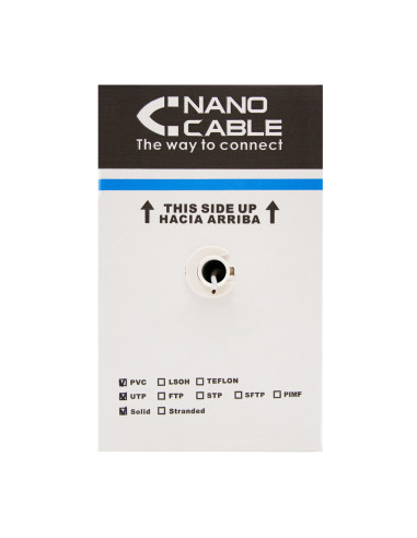 Nanocable CABLE RED RJ45 CAT.5E FTP RIGIDO AWG24, 305 M
