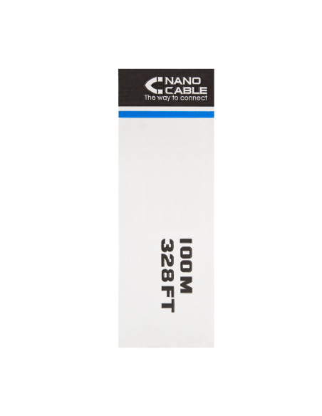 Nanocable CABLE RED RJ45 CAT.6 UTP RIGIDO AWG24, 100 M