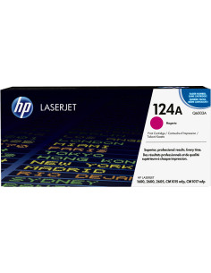 HP Cartucho de tóner original LaserJet 124A magenta