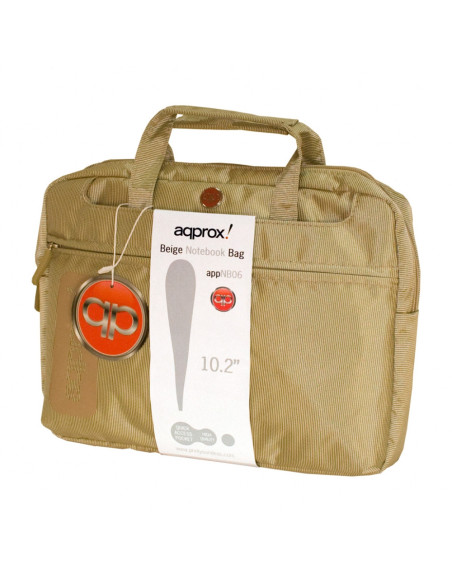 Approx APPNB06 maletines para portátil 25,9 cm (10.2") Maletín Beige