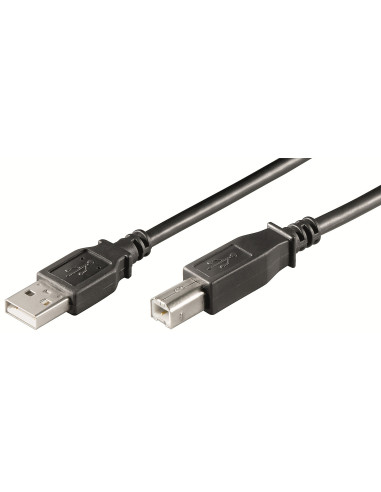 Ewent EC1005 cable USB USB 2.0 3 m USB A USB B Negro