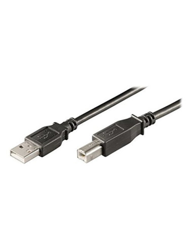 Ewent EC1006 cable USB USB 2.0 5 m USB A USB B Negro