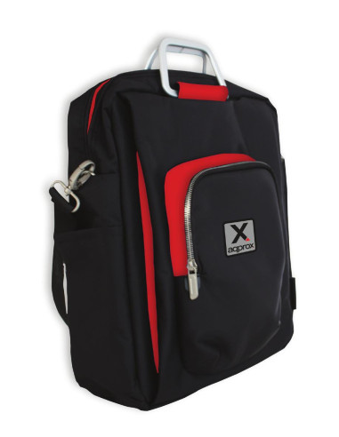 Approx appNBST15x 39,6 cm (15.6") Mochila bandolera Negro, Rojo