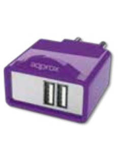 Approx appUSBWALL21P Universal Púrpura Corriente alterna Interior