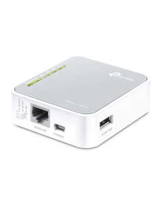 TP-Link TL-MR3020 router inalámbrico Ethernet rápido Banda única (2,4 GHz) 4G Plata, Blanco 2