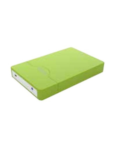 Approx appHDD09GP Verde 2.5" USB con suministro de corriente