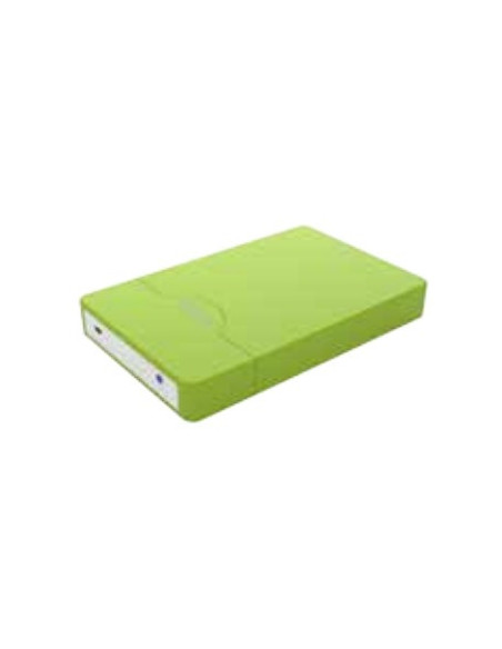 Approx appHDD09GP Verde 2.5" USB con suministro de corriente