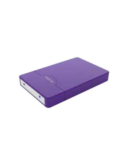 Approx appHDD09P Púrpura 2.5" USB con suministro de corriente