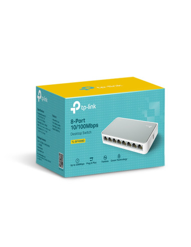 TP-Link TL-SF1008D switch No administrado Fast Ethernet (10 100) Blanco