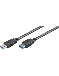 Ewent EC1009 cable USB USB 3.2 Gen 1 (3.1 Gen 1) 3 m USB A Negro