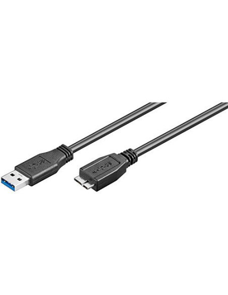 Ewent EC1016 cable USB USB 3.2 Gen 1 (3.1 Gen 1) 1,8 m USB A Micro-USB B Negro