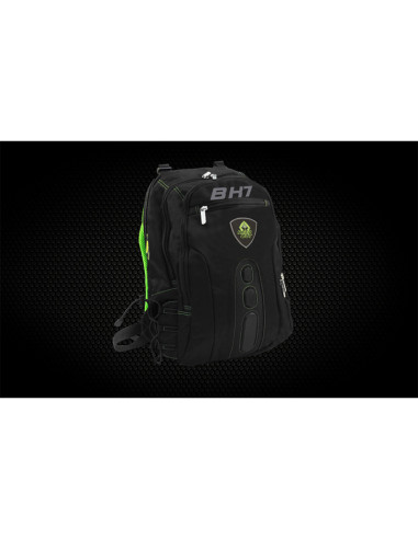 KeepOut BK7G mochila Negro, Verde Nylon