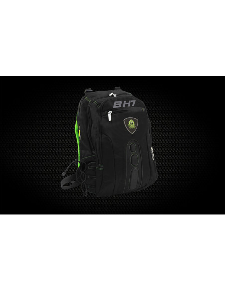 KeepOut BK7G mochila Negro, Verde Nylon