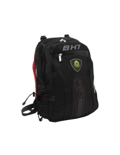 KeepOut BK7R mochila Negro, Rojo Nylon