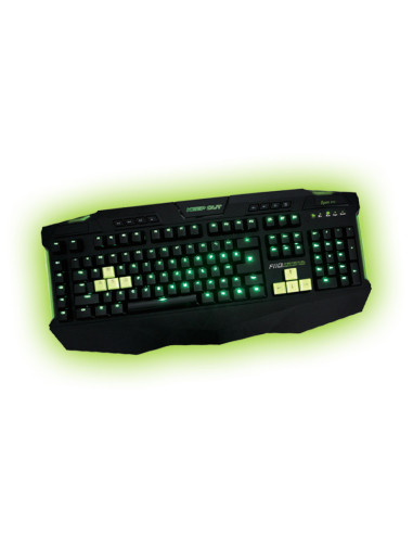 KeepOut F110 teclado Juego USB Negro
