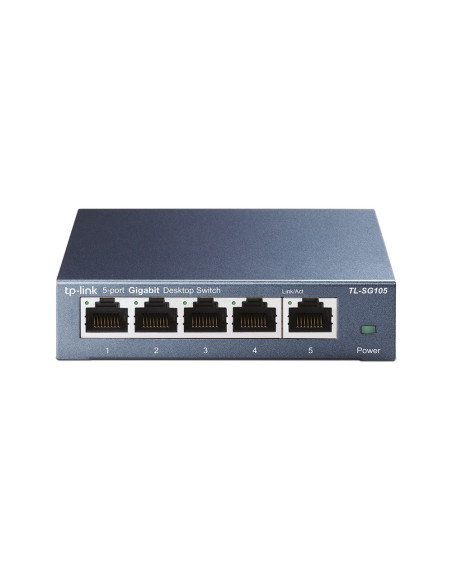 TP-Link TL-SG105 switch No administrado L2 Gigabit Ethernet (10 100 1000) Negro