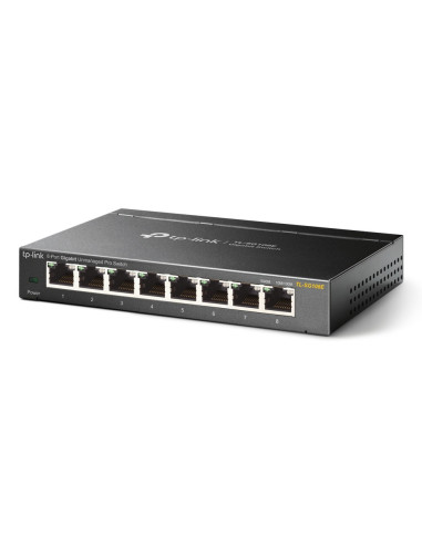 TP-Link TL-SG108E switch Gestionado L2 Gigabit Ethernet (10 100 1000) Negro