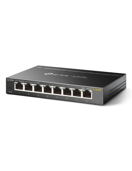 TP-Link TL-SG108E switch Gestionado L2 Gigabit Ethernet (10 100 1000) Negro