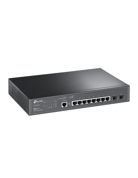 TP-Link JetStream TL-SG3210 switch Gestionado L2 L3 Gigabit Ethernet (10 100 1000) 1U Negro