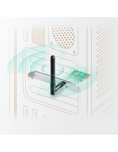TP-Link TL-WN781ND adaptador y tarjeta de red Interno WLAN 150 Mbit s