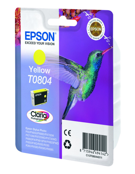 Epson Hummingbird Cartucho T0804 amarillo